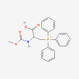 (2-Carboxy-2-((methoxycarbonyl)amino)ethyl)triphenylphosphonium