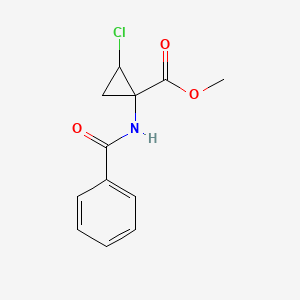 Methyl 1-benzamido-2-chlorocyclopropane-1-carboxylate
