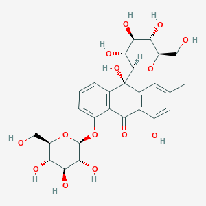 molecular formula C27H32O14 B1257468 10-Hydroxycascaroside D 