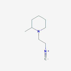 1-(2-Isocyanoethyl)-2-methyl-piperidine