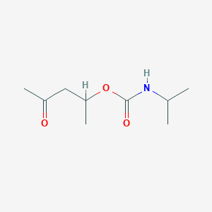 molecular formula C9H17NO3 B12574849 4-Oxopentan-2-yl propan-2-ylcarbamate CAS No. 191589-65-8