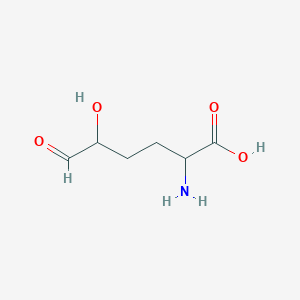 molecular formula C6H11NO4 B1257487 5-Hydroxyallysine 