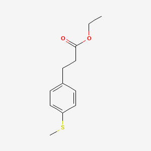 molecular formula C12H16O2S B12574934 3-(4-Methylsulfanyl-phenyl)-propanoic acid ethyl ester CAS No. 477885-33-9