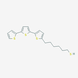 6-[5-(5-thiophen-2-ylthiophen-2-yl)thiophen-2-yl]hexane-1-thiol