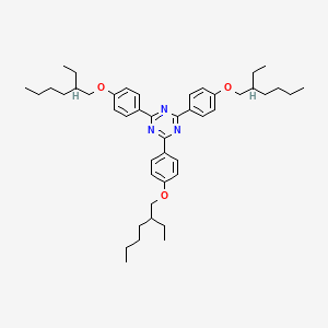 1,3,5-Triazine, 2,4,6-tris[4-[(2-ethylhexyl)oxy]phenyl]-