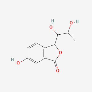 1(3H)-Isobenzofuranone, 3-(1,2-dihydroxypropyl)-6-hydroxy-