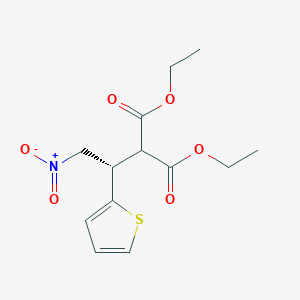 diethyl 2-[(1S)-2-nitro-1-thiophen-2-ylethyl]propanedioate