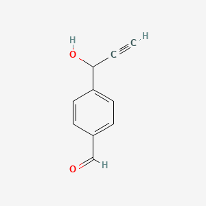 4-(1-Hydroxyprop-2-yn-1-yl)benzaldehyde