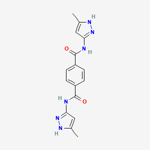 1,4-Benzenedicarboxamide, N,N'-bis(5-methyl-1H-pyrazol-3-yl)-