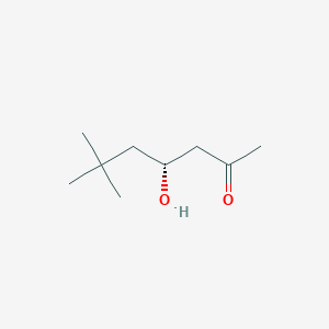 molecular formula C9H18O2 B12575124 (4R)-4-Hydroxy-6,6-dimethylheptan-2-one CAS No. 637744-08-2