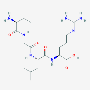 L-Valylglycyl-L-leucyl-N~5~-(diaminomethylidene)-L-ornithine