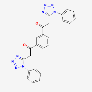 1,1'-(1,3-Phenylene)bis[2-(1-phenyl-1H-tetrazol-5-yl)ethan-1-one]