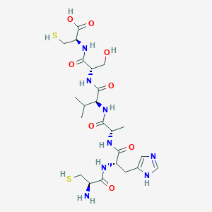 L-Cysteine, L-cysteinyl-L-histidyl-L-alanyl-L-valyl-L-seryl-