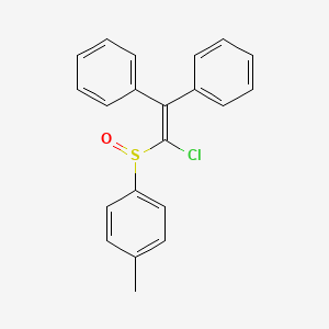 Benzene, 1-[(1-chloro-2,2-diphenylethenyl)sulfinyl]-4-methyl-