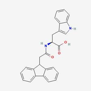 (2S)-2-[[2-(9H-fluoren-9-yl)acetyl]amino]-3-(1H-indol-3-yl)propanoic acid