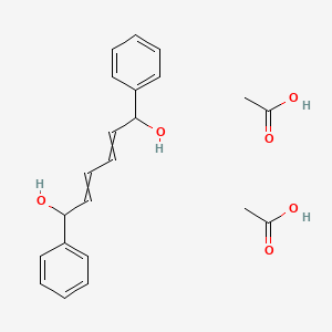 Acetic acid;1,6-diphenylhexa-2,4-diene-1,6-diol