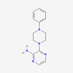 3-(4-Phenylpiperazin-1-yl)pyrazin-2-amine