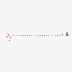 N-[24-(Trimethoxysilyl)tetracosyl]methanediamine