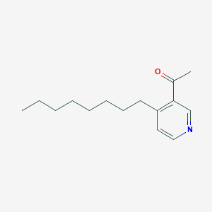 1-(4-Octylpyridin-3-yl)ethan-1-one