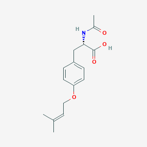 L-Tyrosine, N-acetyl-O-(3-methyl-2-butenyl)-