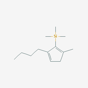 (5-Butyl-2-methylcyclopenta-1,4-dien-1-yl)(trimethyl)silane