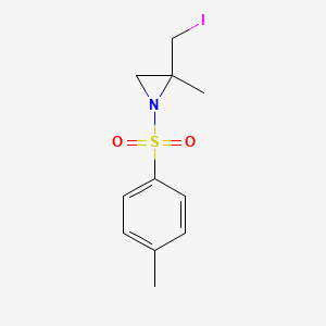 2-(Iodomethyl)-2-methyl-1-(4-methylbenzene-1-sulfonyl)aziridine