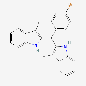 4-Bromophenyldi(3-methylindol-2-yl)methane