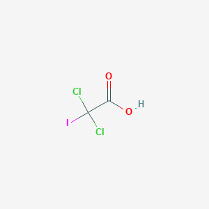 molecular formula C2HCl2IO2 B12575540 Dichloro(iodo)acetic acid CAS No. 194033-03-9