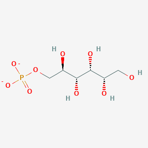 molecular formula C6H13O9P-2 B1257557 D-sorbitol 6-phosphate 