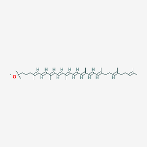 molecular formula C41H62O B1257560 3,4-Dihydrospheroidene 