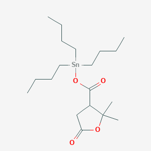 5,5-Dimethyl-4-{[(tributylstannyl)oxy]carbonyl}oxolan-2-one