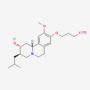 molecular formula C21H32FNO3 B1257577 Florbenazine (18F) CAS No. 956903-29-0