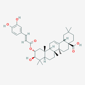 molecular formula C39H54O7 B1257583 2-O-caffeoyl maslinic acid 