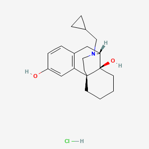 molecular formula C20H28ClNO2 B1257609 Oxilorphan hydrochloride CAS No. 42281-48-1
