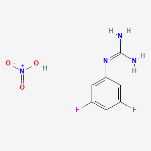 2-(3,5-Difluorophenyl)guanidine;nitric acid