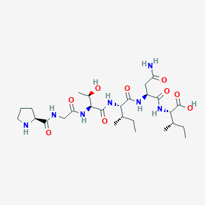 L-Isoleucine, L-prolylglycyl-L-threonyl-L-isoleucyl-L-asparaginyl-