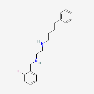 N'-[(2-fluorophenyl)methyl]-N-(4-phenylbutyl)ethane-1,2-diamine