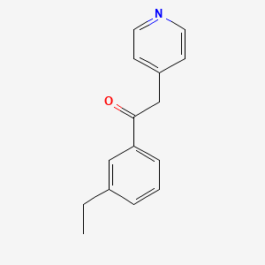 1-(3-Ethylphenyl)-2-(4-pyridyl)ethanone