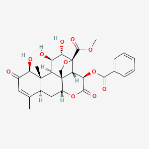 molecular formula C28H30O11 B1257621 Bruceanol-A 