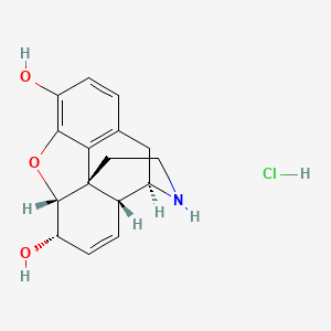 molecular formula C16H18ClNO3 B1257623 Normorphine hydrochloride CAS No. 3372-02-9