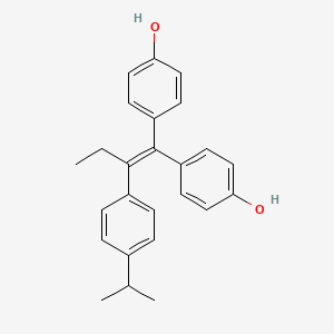 Phenol, 4,4'-[2-[4-(1-methylethyl)phenyl]-1-butenylidene]bis-