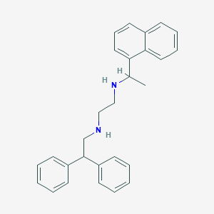 N~1~-(2,2-Diphenylethyl)-N~2~-[1-(naphthalen-1-yl)ethyl]ethane-1,2-diamine