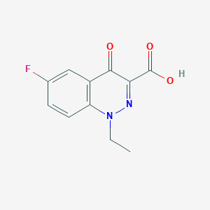 3-Cinnolinecarboxylic acid, 1-ethyl-6-fluoro-1,4-dihydro-4-oxo-