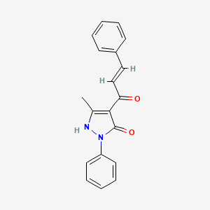 3-Methyl-1-phenyl-4-cinnamoyl-1H-pyrazole-5-ol