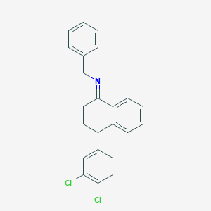 molecular formula C23H19Cl2N B125763 (E)-N-苄基舍曲林 CAS No. 335627-22-0
