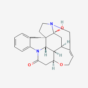 molecular formula C21H22N2O3 B1257630 伪马钱子碱 