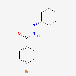 4-bromo-N'-cyclohexylidenebenzohydrazide