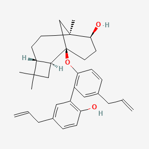 molecular formula C33H42O3 B1257631 Caryolanemagnolol 