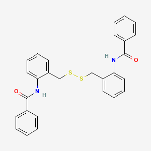 N,N'-[Disulfanediylbis(methylene-2,1-phenylene)]dibenzamide