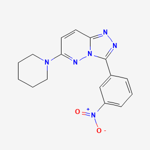 3-(3-Nitrophenyl)-6-(piperidin-1-yl)[1,2,4]triazolo[4,3-b]pyridazine